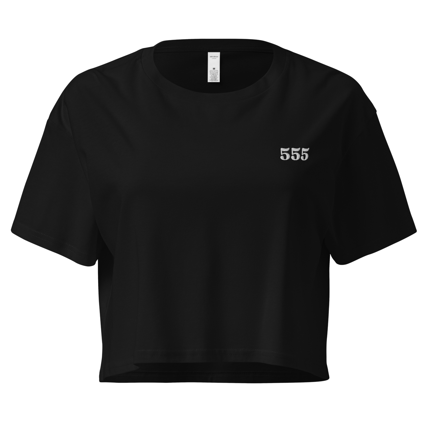 555 Angel Number Crop Top