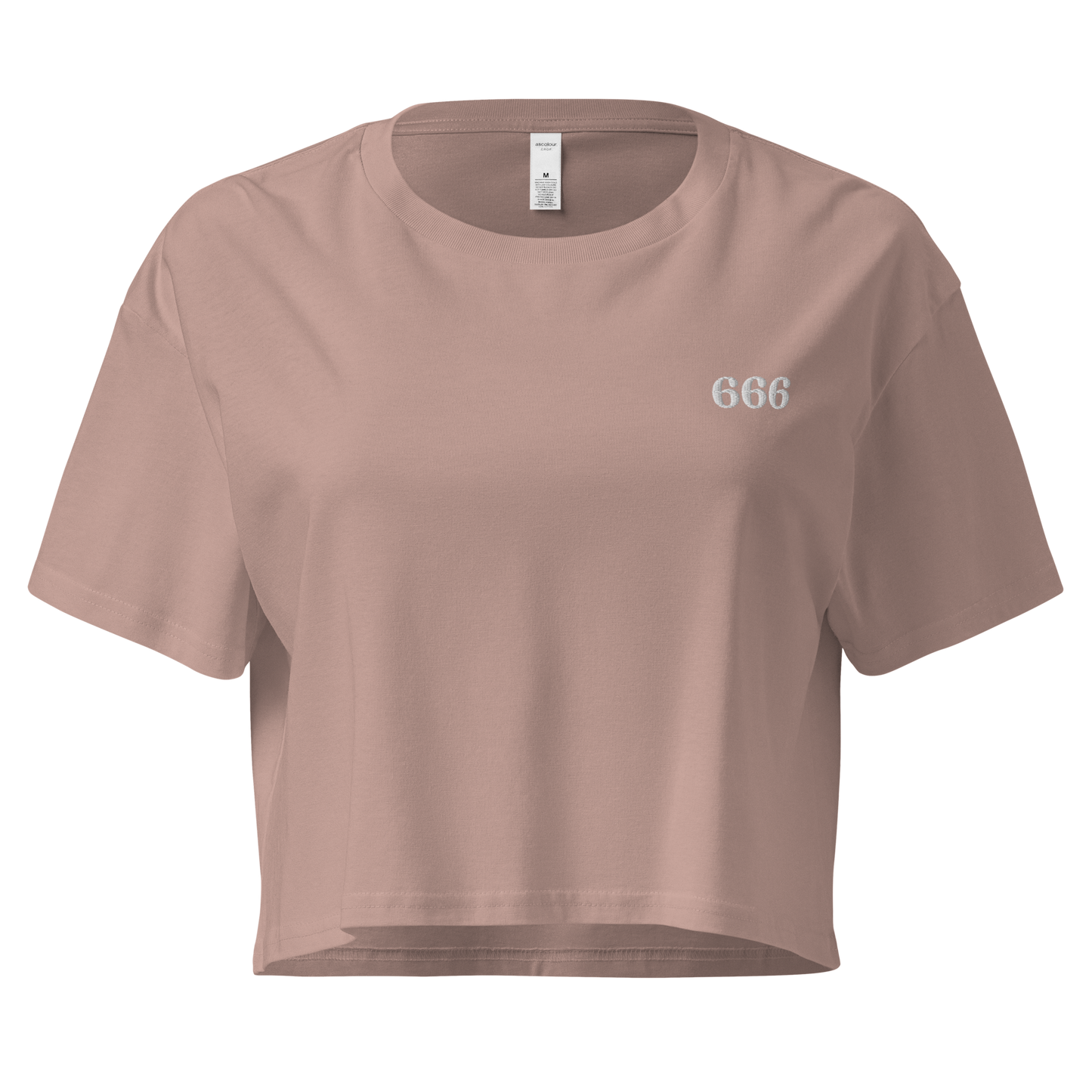 666 Angel Number Crop Top
