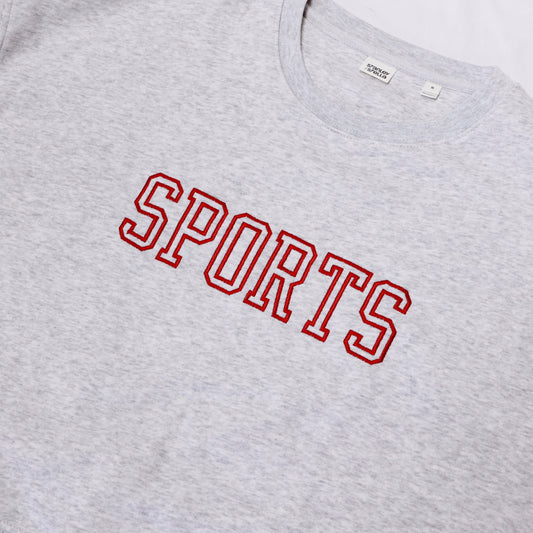 Sports Crewneck Sweatshirt Red