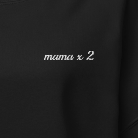 Mama x 2 Cursive Crewneck Sweatshirt