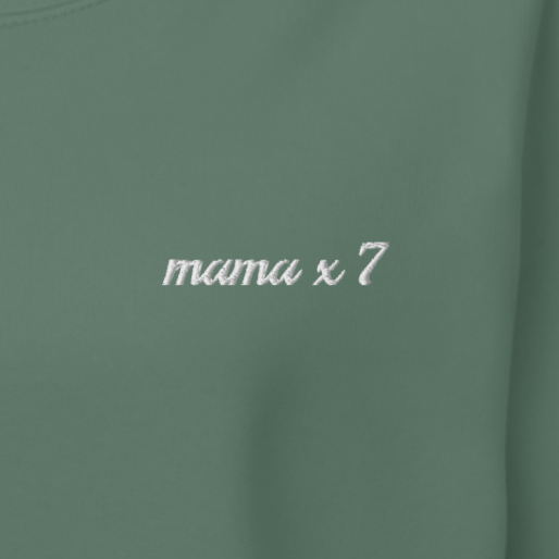 Mama x 7 Cursive Crewneck Sweatshirt