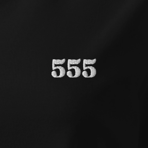 555 Angel Number Crop Top