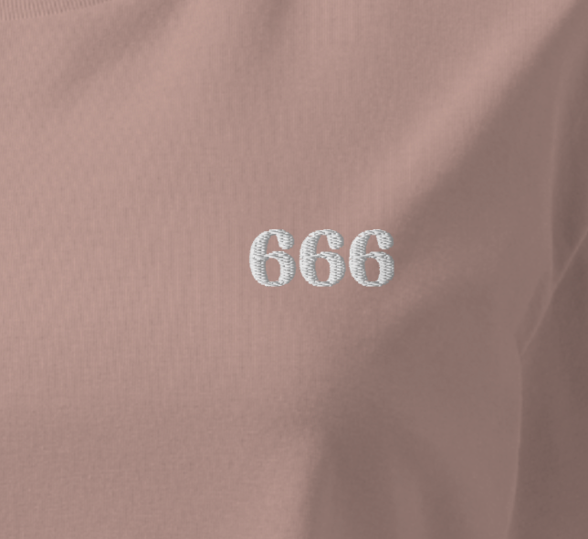 666 Angel Number Crop Top