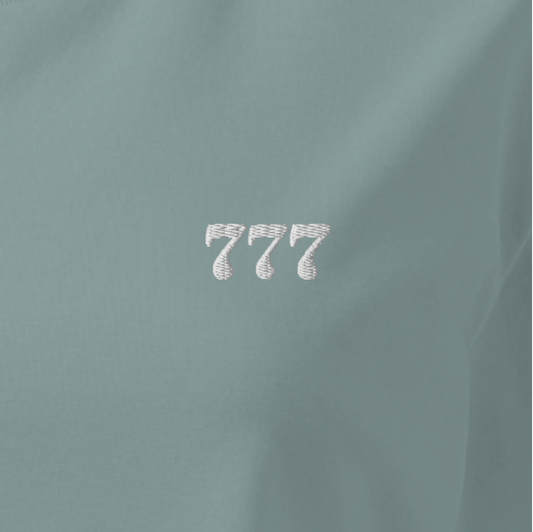 777 Angel Number Crop Top