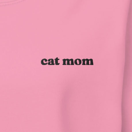 Cat Mom Crewneck Sweatshirt