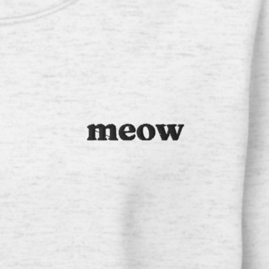Meow Crewneck Sweatshirt