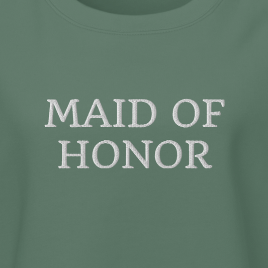 Maid of Honor Crewneck Sweatshirt