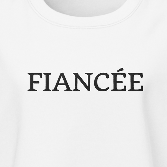 Fianceé Large Emrbroidery Crewneck Sweatshirt