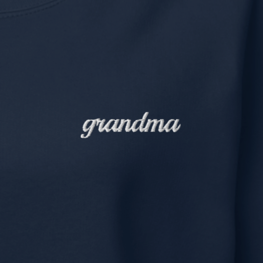 Grandma Cursive Crewneck Sweatshirt