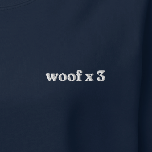 Woof x 3 Crewneck Sweatshirt