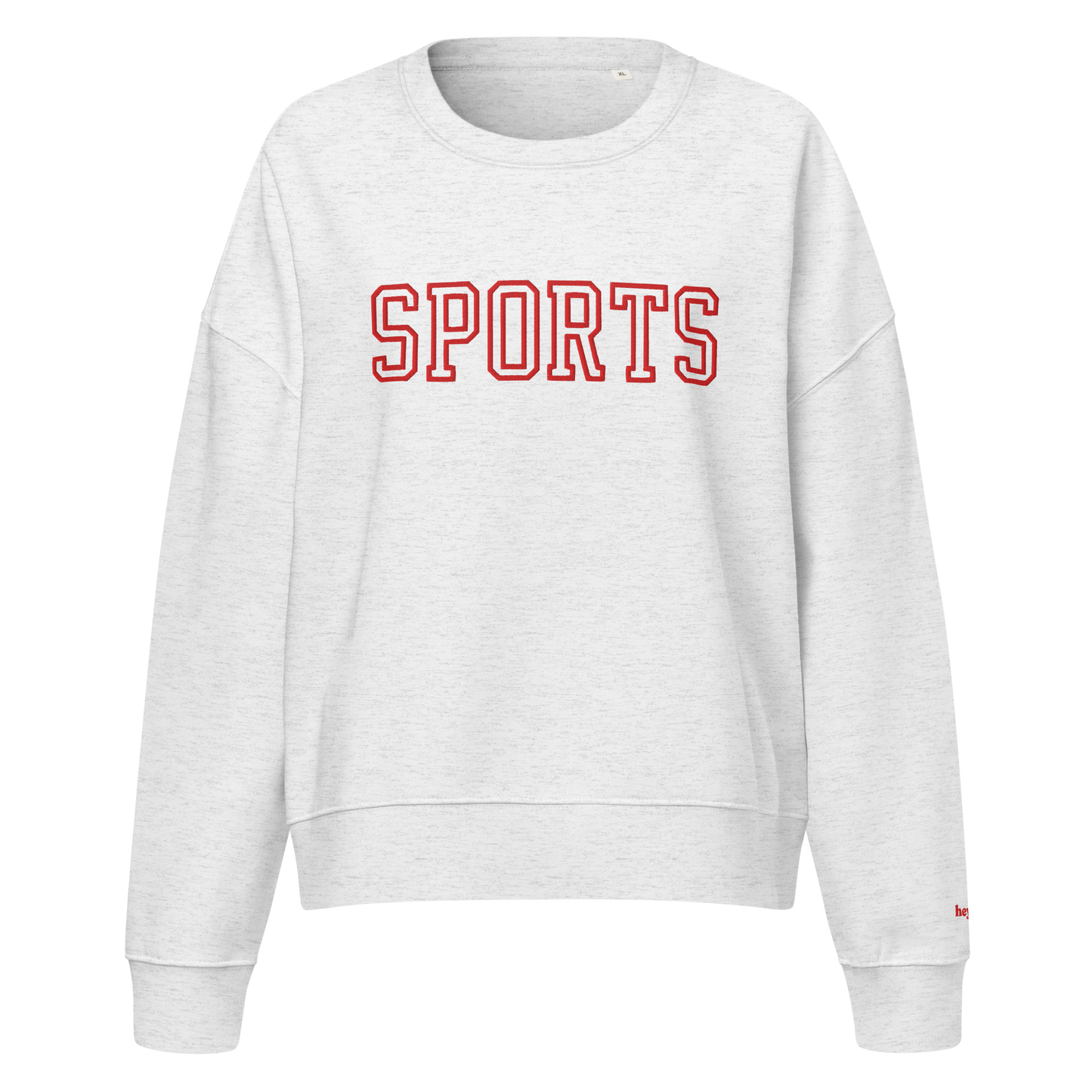 Sports Crewneck Sweatshirt Red
