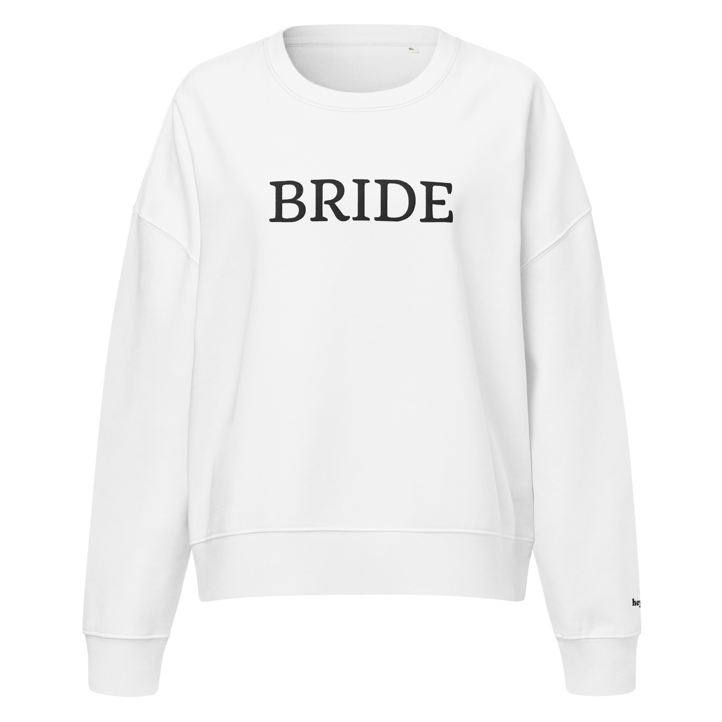 Bride Large Embroidery Crewneck Sweatshirt