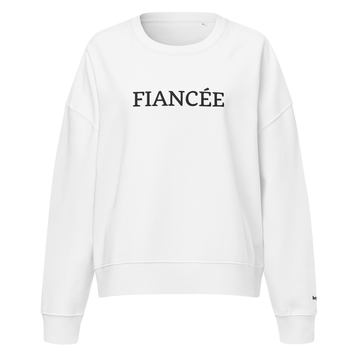 Fianceé Large Emrbroidery Crewneck Sweatshirt