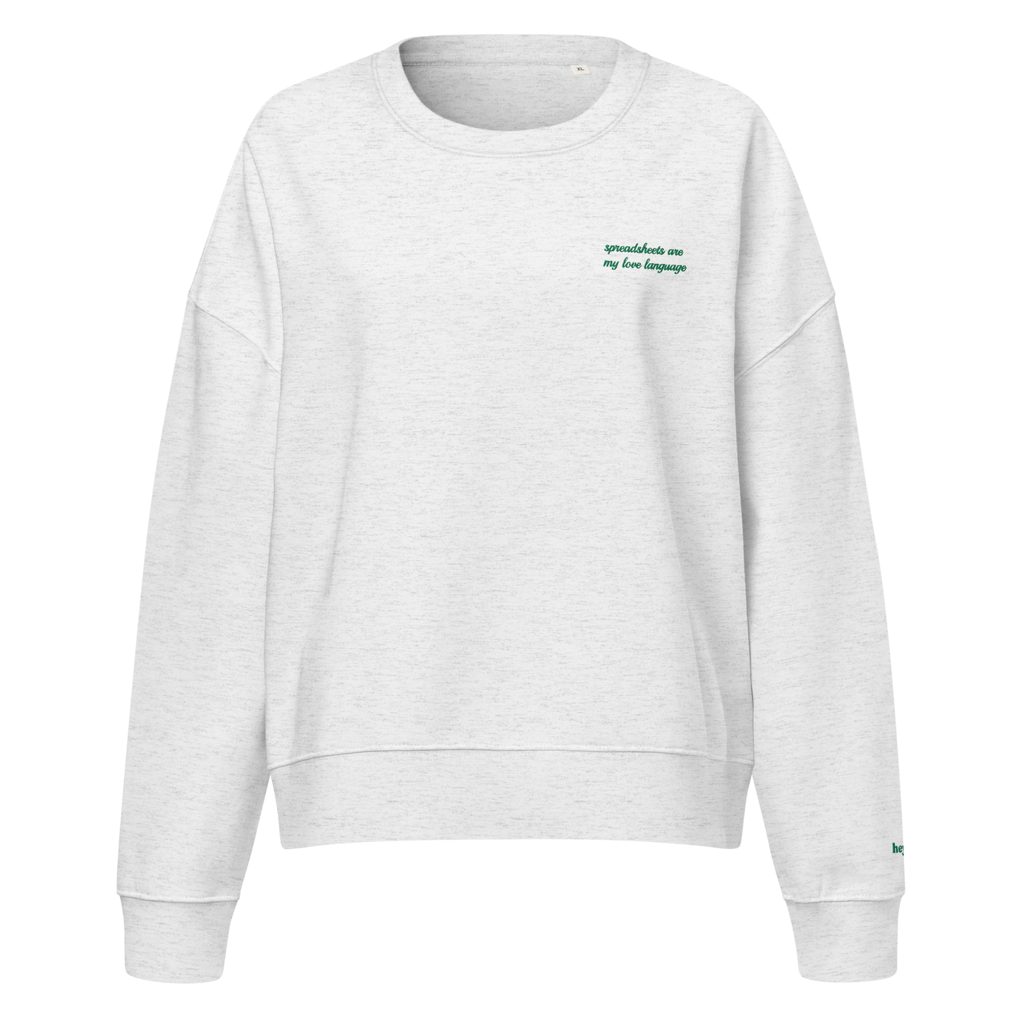 Spreadsheets Love Language Crewneck Sweatshirt