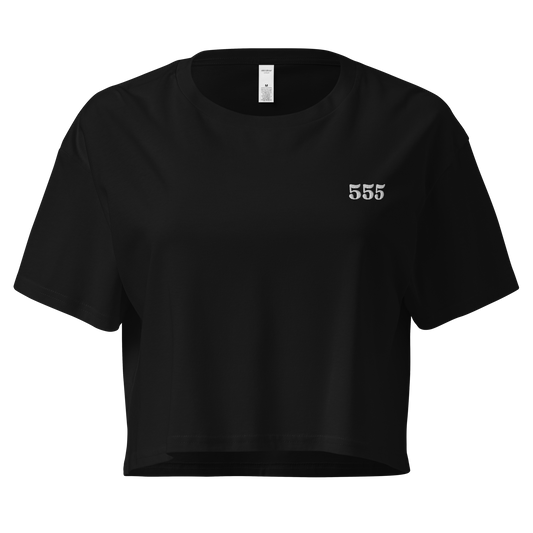 555 Angel Number Crop Top
