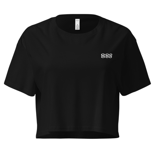 888 Angel Number Crop Top