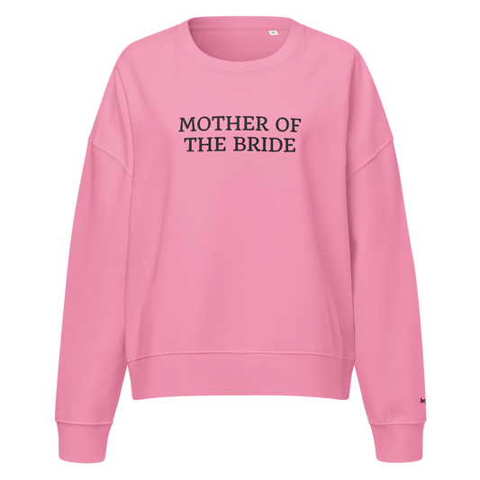 Mother of the Bride Large Embroidery Crewneck Sweatshirt