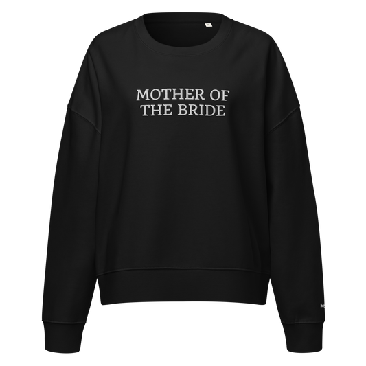 Mother of the Bride Large Embroidery Crewneck Sweatshirt