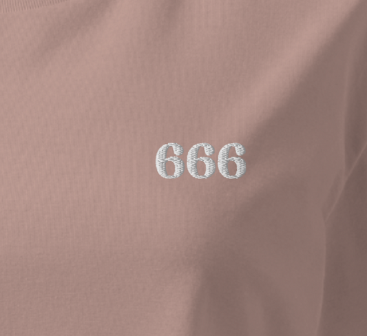 666 Angel Number Crop Top