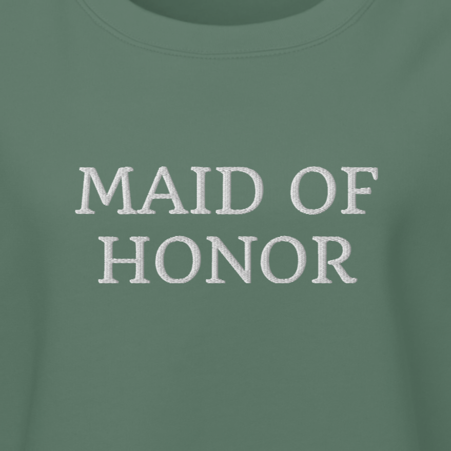 Maid of Honor Crewneck Sweatshirt