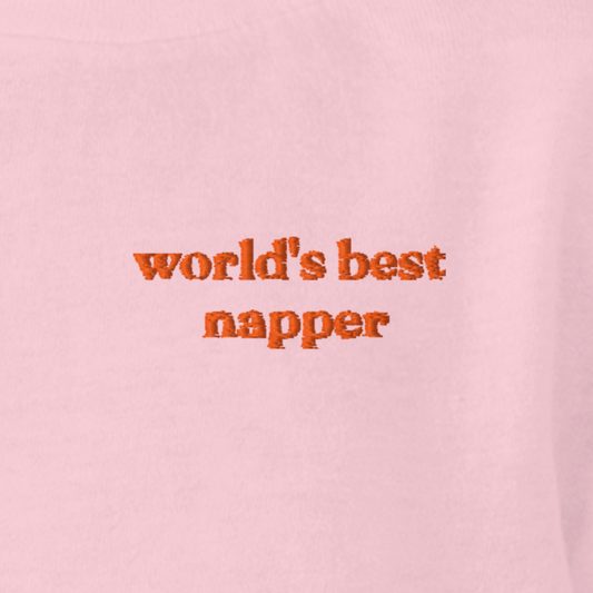 World's Best Napper Toddler Short Sleeve Tee