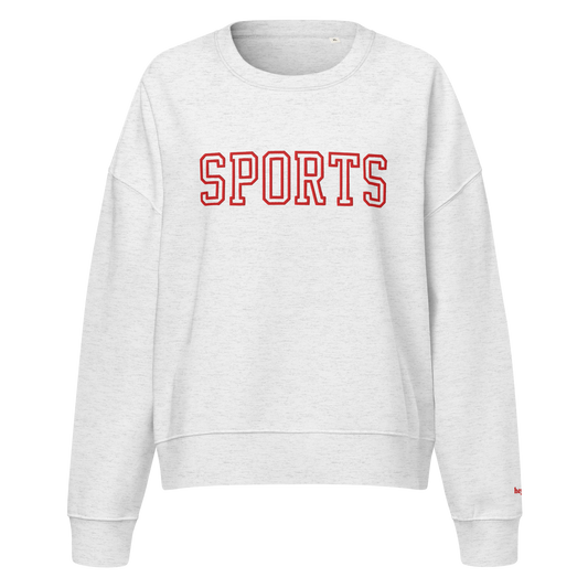Sports Crewneck Sweatshirt Red