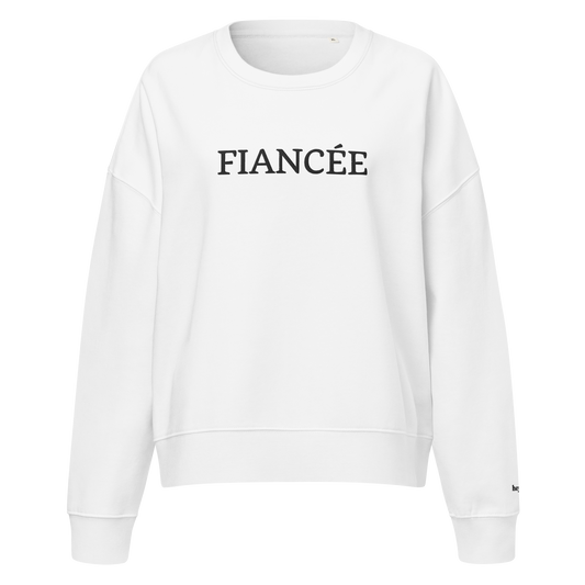 Fianceé Large Emrbroidery Crewneck Sweatshirt