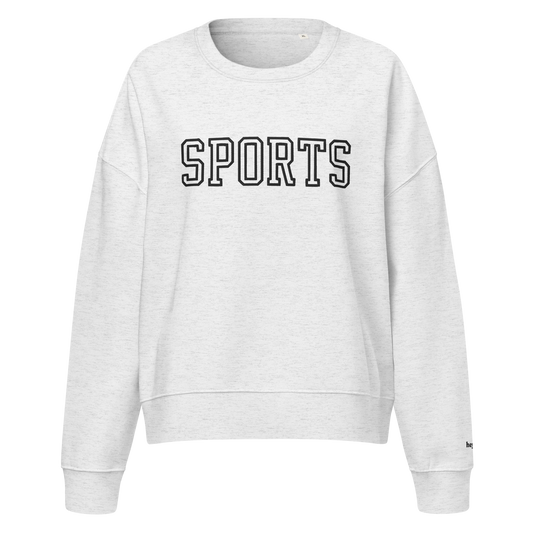 Sports Crewneck Sweatshirt Black