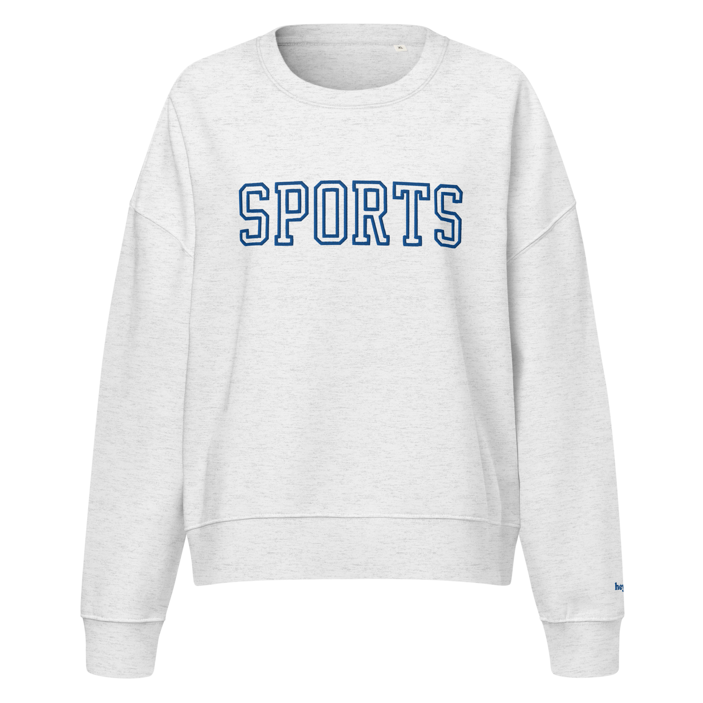 Sports Crewneck Sweatshirt Blue