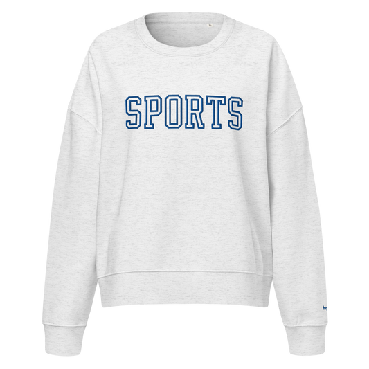 Sports Crewneck Sweatshirt Blue