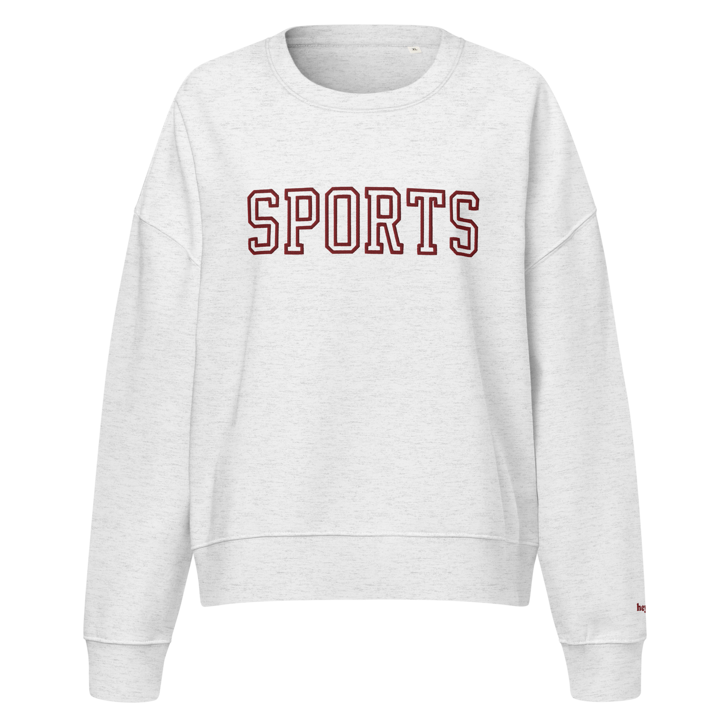 Sports Crewneck Sweatshirt Burgundy