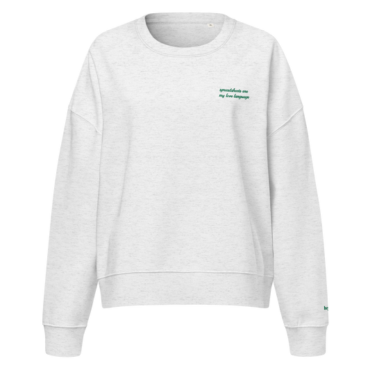 Spreadsheets Love Language Crewneck Sweatshirt