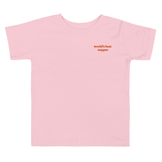 World's Best Napper Toddler Short Sleeve Tee