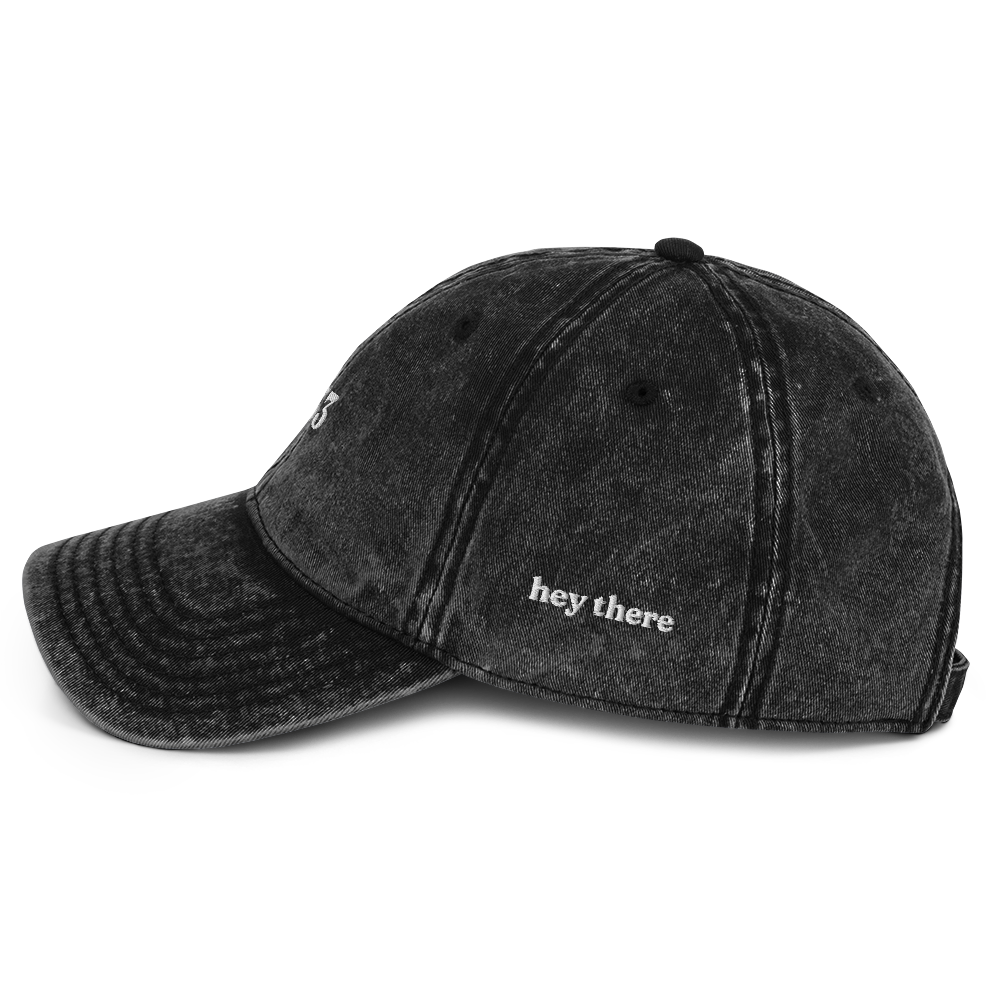 333 Angel Number Vintage Cotton Twill Cap